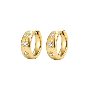 Selene Hoops Gold