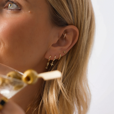 LIMITED EDITION Everyday ear party Set Gold/Olive