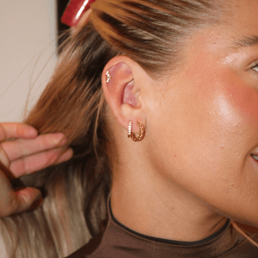 Bella Rope Everluxe Hoops Gold - Smoothie London - 18k Gold - plated Stainless Steel