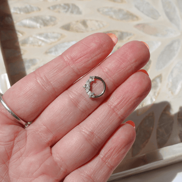 Circe Daith Clicker Silver - Smoothie London - Titanium