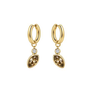 Clarence Hoops Smoke Gold - Smoothie London - PureTone™ Waterproof Gold