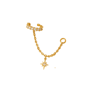 Cyrian cuff Gold - Smoothie London - 18k Gold - plated Sterling Silver