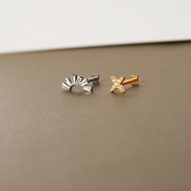 Demeter flatback Gold - Smoothie London - Gold - plated Titanium