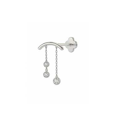 Dew Vertical / Hidden Helix Silver - Smoothie London - Titanium
