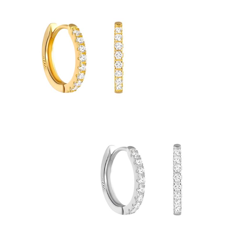Diamante Pave Huggies Smoothie London