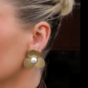 Flora Everluxe Studs - Smoothie London - 18k Gold - plated Stainless Steel