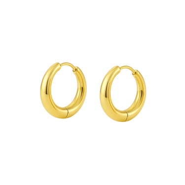 Frankie Everluxe Hoops - Smoothie London - 18k Gold - plated Stainless Steel
