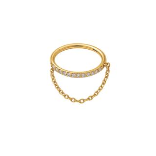 Halo Crystal Clicker Gold - Smoothie London - Titanium