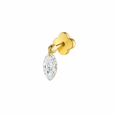 Ice Drip flatback Gold - Smoothie London - Gold - plated Titanium