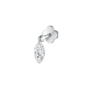 Ice Drip flatback Silver - Smoothie London - Titanium