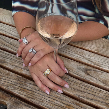 Kaleidescope Ring Silver - Smoothie London - PureTone™ Waterproof Silver
