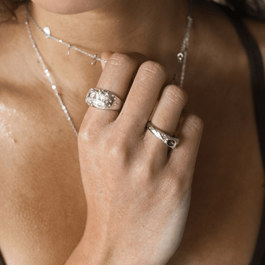 Kaleidescope Ring Silver - Smoothie London - PureTone™ Waterproof Silver