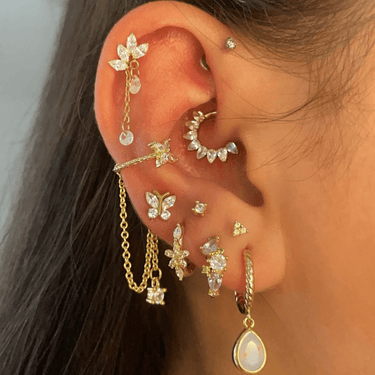 Luna connector chain gold - Smoothie London - 18k Gold - plated Sterling Silver