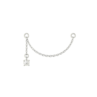 Luna connector chain silver - Smoothie London - Sterling Silver