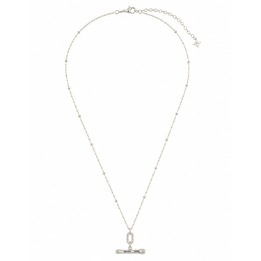 Molten T-bar Pendant Chain Silver - Smoothie London - PureTone™ Waterproof Silver