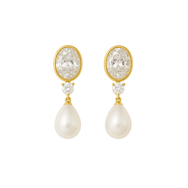 Muse Pearl Drops Gold - Smoothie London - Freshwater pearls