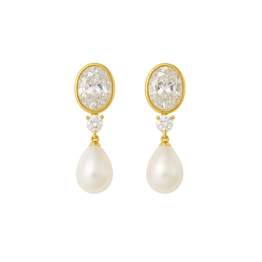 Muse Pearl Drops Gold - Smoothie London - Freshwater pearls