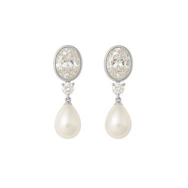 Muse Pearl Drops Silver - Smoothie London - Freshwater pearls