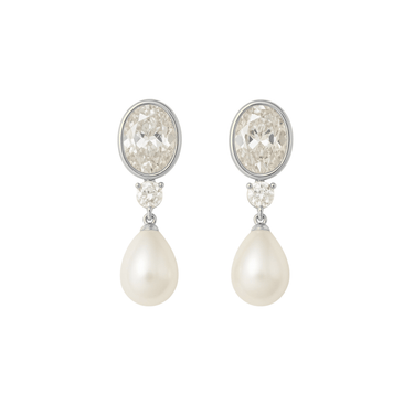 Muse Pearl Drops Silver - Smoothie London - Freshwater pearls