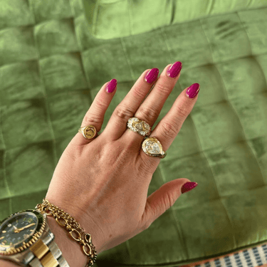 No Biggie Ring Clear - Smoothie London - PureTone™ Waterproof Gold