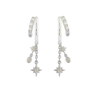 Polaris huggies Silver - Smoothie London - Sterling Silver