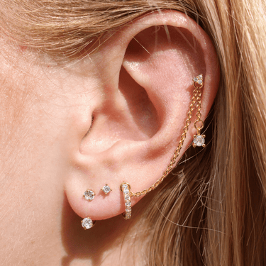 Roxi U hoop silver - Smoothie London - Titanium