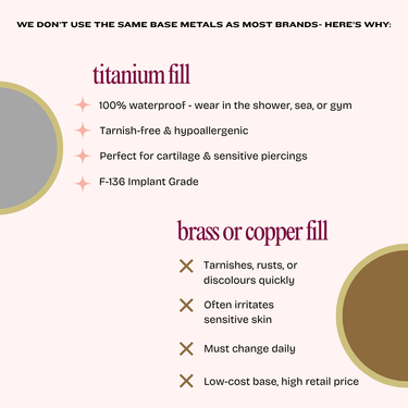 Solitaire flatback blue/silver - Smoothie London - Titanium