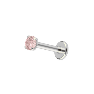 Solitaire flatback pink/silver - Smoothie London - Titanium
