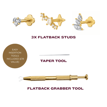 The Snooze Stack Bundle Gold - Smoothie London - Gold - plated Titanium