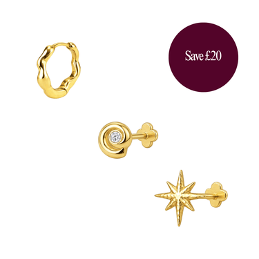 The Voyage Bundle Gold - Smoothie London - Gold - plated Titanium