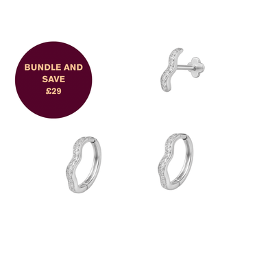 Tidal Bundle Silver - Smoothie London - PureTone Titanium Silver