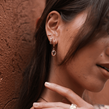 Tidal Flatback Gold - Smoothie London - Gold - plated Titanium
