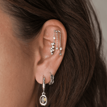 Trickle Flatback Silver - Smoothie London - Titanium