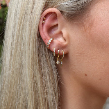 Lucky Charm White/Gold - Smoothie London - Sterling Silver