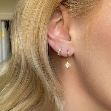 North Star Huggies Gold - Smoothie London - Sterling Silver