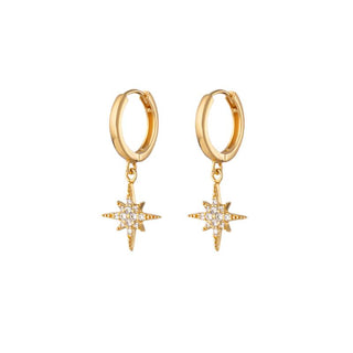 North Star Huggies Gold - Smoothie London - Sterling Silver