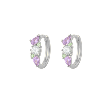 Everglade Cluster Huggies Silver/Lilac