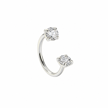Roxi U hoop Bright Silver