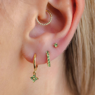 LIMITED EDITION Everyday ear party Set Gold/Olive