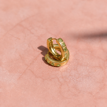Zellige Hoops Olive Gold