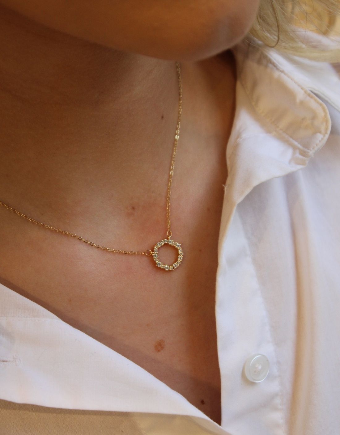 Arabella necklace gold - Smoothie London - Sterling Silver