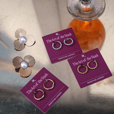 Bella Rope Everluxe Hoops Silver - Smoothie London - Stainless Steel