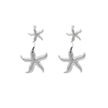 Cannes starfish studs silver - Smoothie London - Stainless Steel