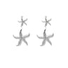 Cannes starfish studs silver - Smoothie London - Stainless Steel
