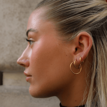 Capsule Everluxe Hoops - Smoothie London - 18k Gold - plated Stainless Steel