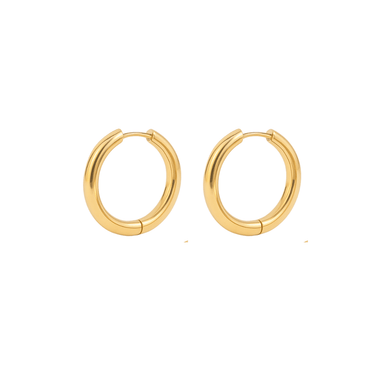 Capsule Everluxe Hoops - Smoothie London - 18k Gold - plated Stainless Steel