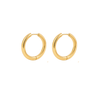 Capsule Everluxe Hoops - Smoothie London - 18k Gold - plated Stainless Steel