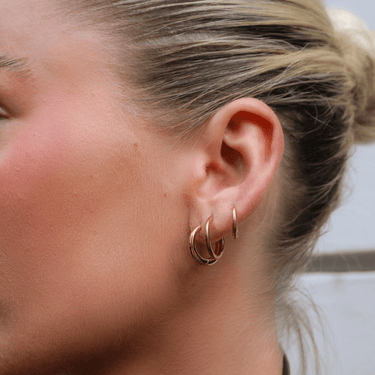 Capsule Everluxe Hoops - Smoothie London - 18k Gold - plated Stainless Steel