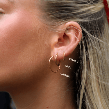 Capsule Everluxe Hoops - Smoothie London - 18k Gold - plated Stainless Steel