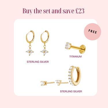 Crystal Daily Set in Gold - Smoothie London - Smoothie London